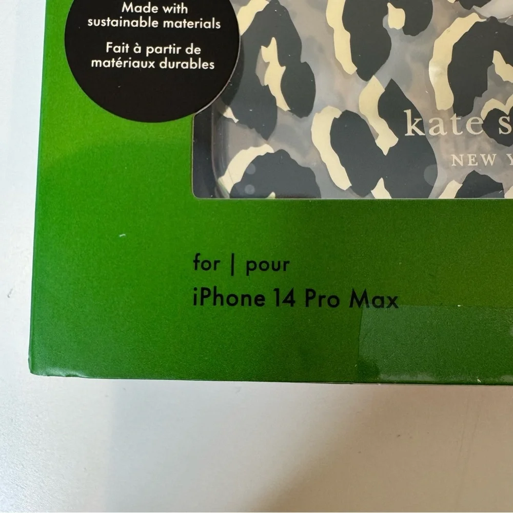 Kate Spade Protective Case with MagSafe For iPhone 14 Pro Max, City Leopard